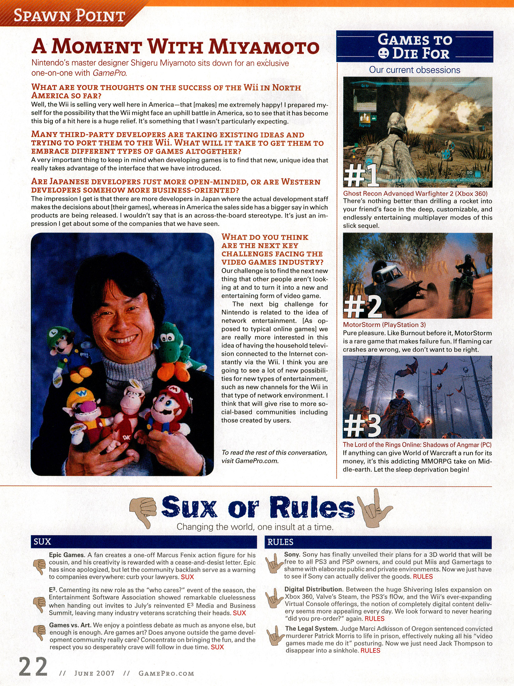 Plenty of information from the Famitsu interview with Shigeru